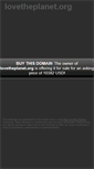 Mobile Screenshot of lovetheplanet.org